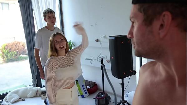 Image Stepdad fucks a whore while his stepson watches