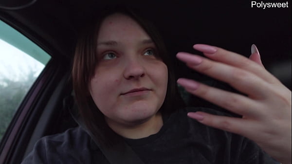 Image Fucking myself in a car in a public place -JOI