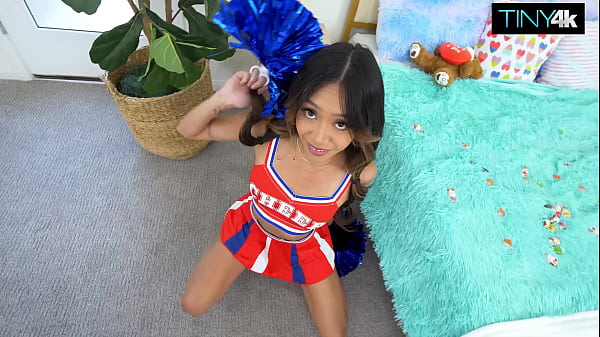 Image Cheer Slut Celebrates Halloween With Candy, Cock, and Cum