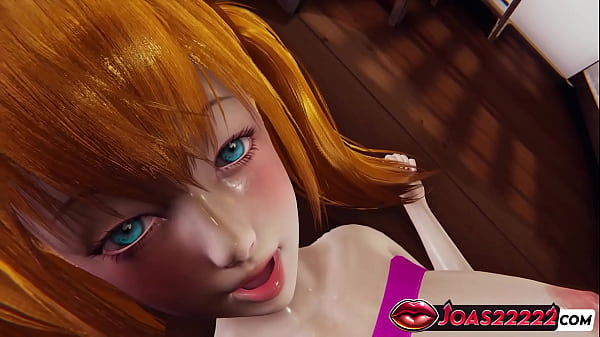 Image Anime Girl in Pink Cupidon Cosplay with Big Tits - 3D Hentai Animation Featuring Kissing and Tight Pussy Masturbation with Squirt