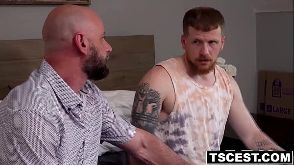 Image FTM hottie Stevie Trixx getting into an intimate encounter with his stepdad Girth Brooks fucking his wet bonus hole hard