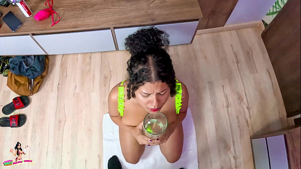 Image DIANNA GUZZLES MY PISS AND TRYS ANAL