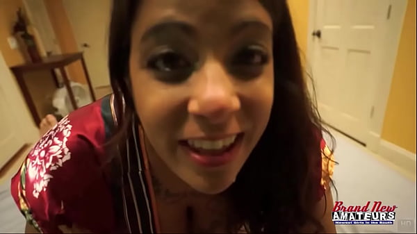 Image Brunette Kai Willow Gives An Oral Halloween Treat And Gets A Cum Facial!