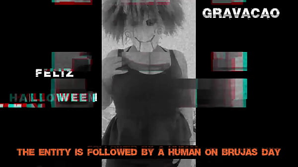 Image The demonic entity is tamed and fucked by a brave human on Halloween.