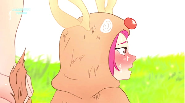 Image KPop Demon Hunters - Mira in a REINDEER Costume fucks with Romance
