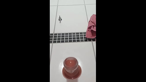 Image In the bathroom sticking dildos in my ass