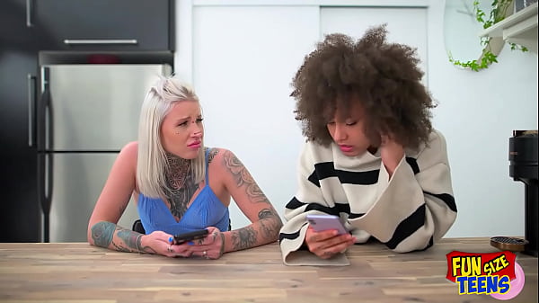 Image FunSize Teens - An Interracial Threesome with Two Petite Babes