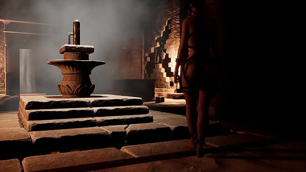 Image An ancient ritual involving a totem and Lara Croft's butt. Hentai Game. Unreal Engine