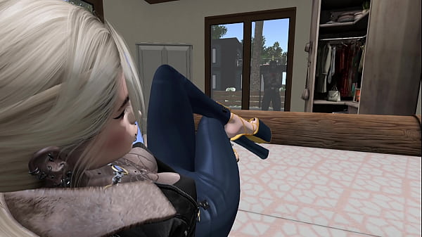 Image Second Life Black man wearing a mask fucks white woman halloween special