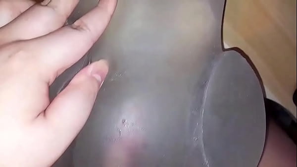 Image Fat guy cums heavily with sex toy 2