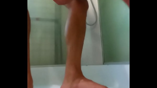 Image Peeing from a big dildo in my ass