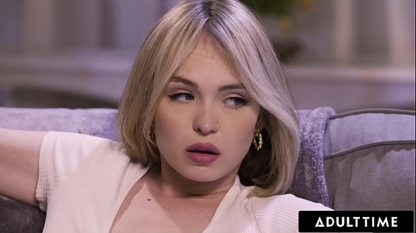 Image ADULT TIME - Lilly Bell CAUGHT PILLOW HUMPING By Roomie Cami Strella! DOUBLE DILDO LESBIAN FUCK!