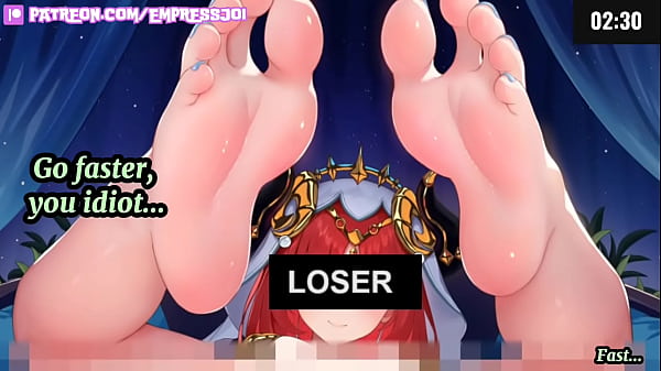 Image (Hentai JOI) 4 Min JOI Challenge: Beta Censored Foot Worship (femdom, beta safe, humiliation)