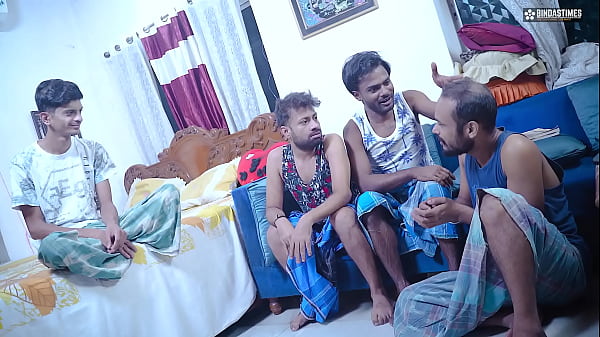 Image Desi Indian Big Boobs Horny Milf Step Mom GangBang By Her Step Sons and Full Facial Cumshot on her face ( Hindi Audio )