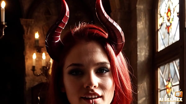 Image Fucking Horny stepsis on Halloween night | Big ass and pussy and orgasm with big cock - Big breasts | AI