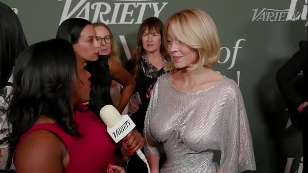 Image Sydney Sweeney See-Through Silver Dress | Power of Women