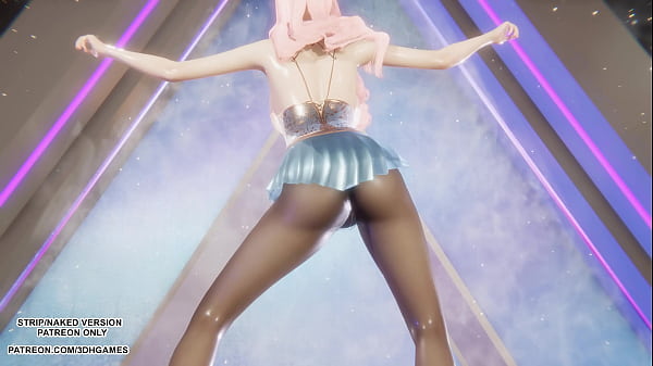 Image [MMD] HYOLYN - Wait Seraphine Sexy Kpop Dance League of Legends Hentai Uncensored 4K 60FPS