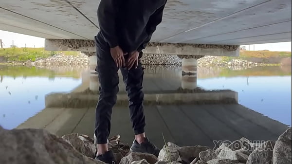 Image 18 year old gay guy cums outdoors