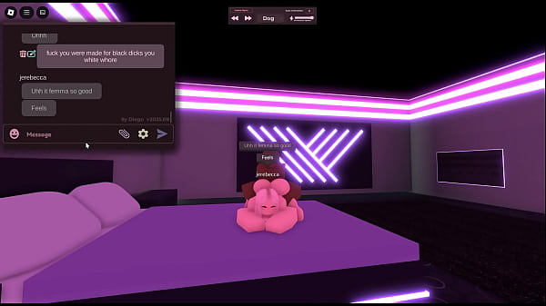 Image blonde girl cheated on bf with a black dick in roblox