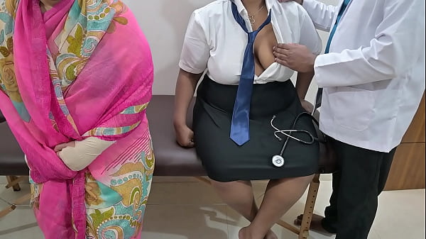Image Doctor using patient infront of guardian