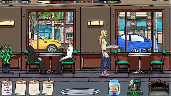 Image The landlord secretly cums on Jenny's ass while she's under the table. Hentai Game
