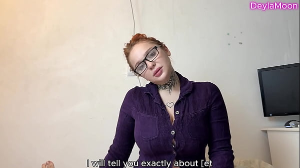Image Masturbation training from a sexy busty MILF in glasses