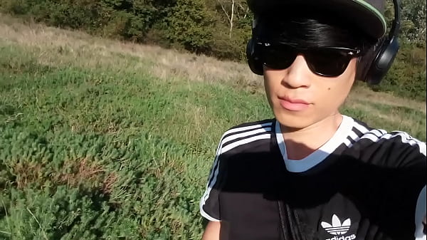 Image Jon Arteen pulls out his beautiful penis and urinates outdoors. Asian gay pornography featuring an effeminate young man.