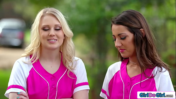 Image Busty blonde babe will do anything to get on the soccer team