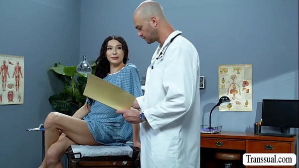 Image You so fucking hot doctor, please dip your cock in my ass!