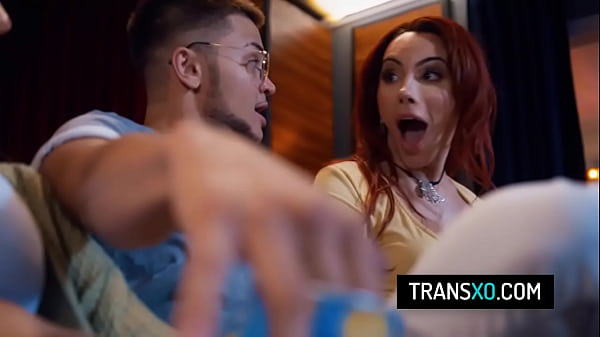 Image Two shemales fuck a trans man at the cinema - Jade Venus, Ariel Demure, Nicky Zeal