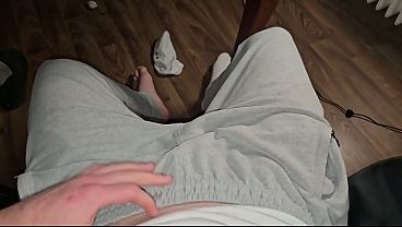 Image PhantomGentX Post Gym Jerk Off with White Socks! Muscular Master Talks Stinky Socks & Cums Big Cock