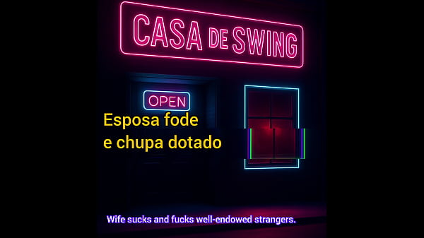 Image Marido leva esposa pela primeira vez no gloryhole no pelo!