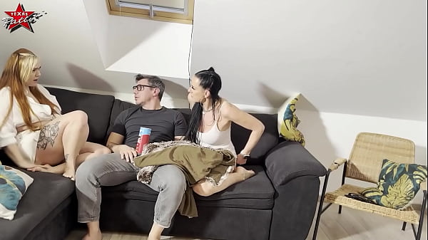 Image Horny Sluts Anja Amelia & Texas Patti Jump On Denis Marti's Big Cock!