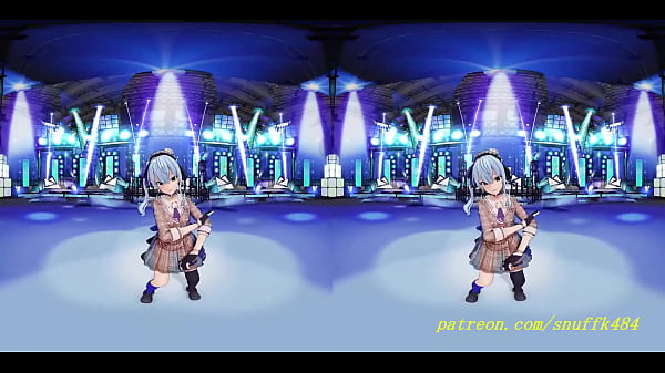 Image VR180 mmd Suisei Dance 3d hololive Hentai