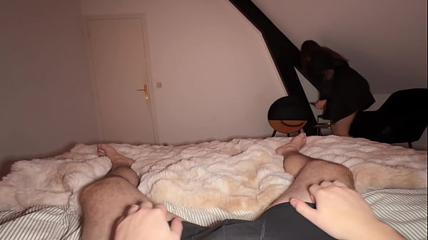 Image He Plays With my Oiled Tits And Cums On My Glasses - Luna Doll