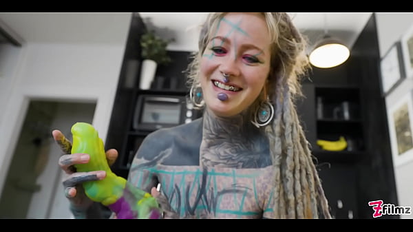 Image Heavily Tattooed Girl loves having her Friends Assholes Open Wide