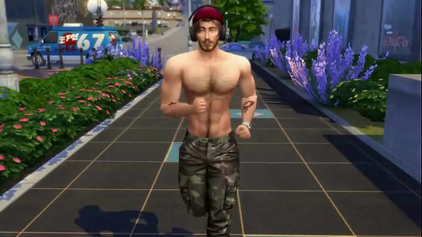 Image Hunky Sims 4 - Sweaty hot sex after the intense workout in the gym
