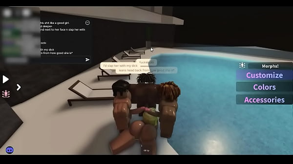 Image Latina tans by the pool, ends up sucking 3 BIG cocks