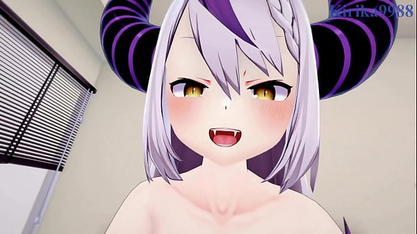 Image La  Darknesss and Inugami Korone intense sex. - Hololive VTuber POV Hentai