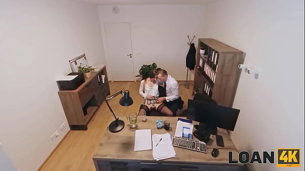 Image LOAN4K. Young wife in a short skirt came to suck a dick and fuck in all positions for the loan