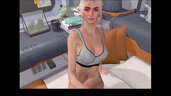 Image 3D HQ AI Breast Expansion Blonde Big tits Solo POV w/ Sound added