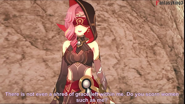 Image Eremite Loremaster blowjob pink hair npc | 1 | Genshin Impact | Full & Pov version on Sheer & PTRN: Fantasyking3