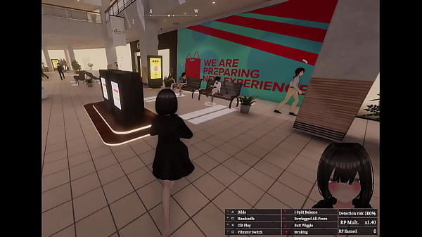 Image Secret Flasher Manaka - Free Run [Shopping Mall - With surprise]