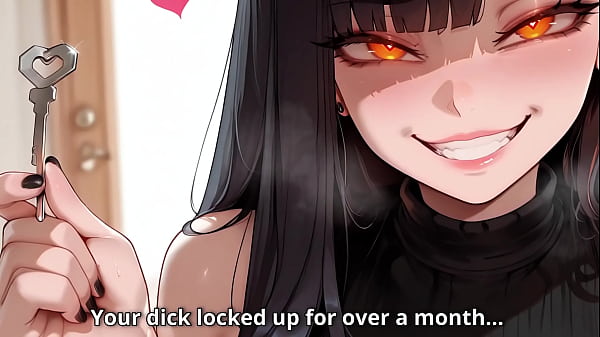 Image Your mistress releases you from the chastity cage after a long month/ Femdom JOI/ Toys