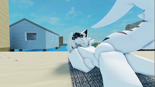 Image Shark going all out on the beach || Roblox