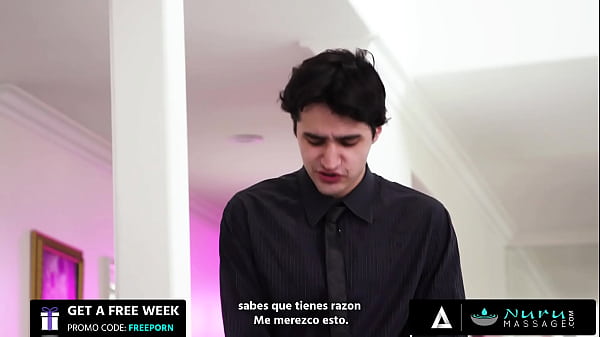 Image NURU MASSAGE - Naughty Wife Cheats On Her Hubby With His Assistant SPANISH SUBTITLES