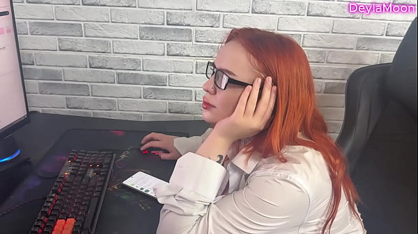 Image My stepmother woke me up while she was working and taught me trading. Sexy work atmosphere.:S1E26