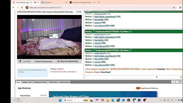 Image STRETCHING MY ASS ON WEB CAM PT.1- Nov 08, 2025