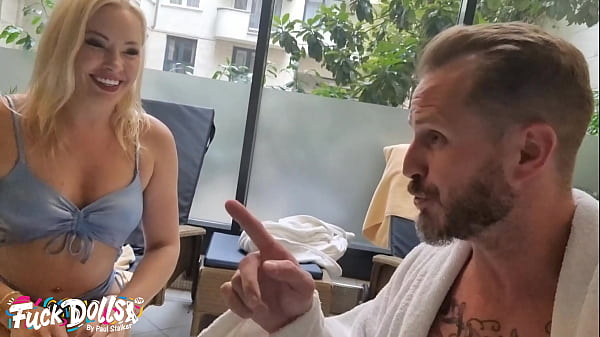 Image Babe Lola Taylor roughly deepthroated & ass destroyed by tourist after wellness session