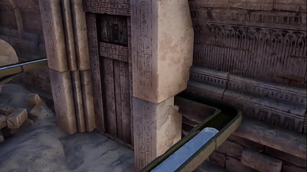 Image The rhythmic statue caught Lara Croft off guard again and made her cum